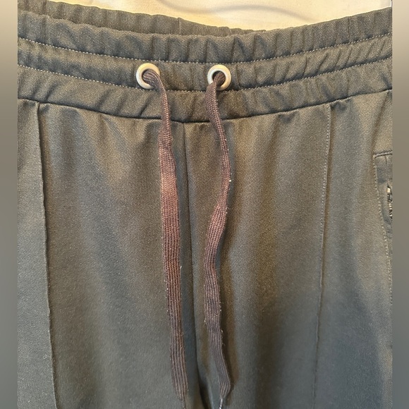 ANINE BING Size Medium Nico Track Pants Black With Red White Stripe $149 MSRP - Picture 3 of 11